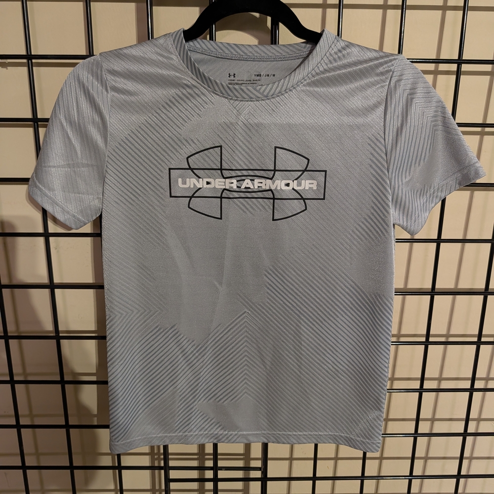 Under Armour Men's Light Gray Short Sleeve Tee